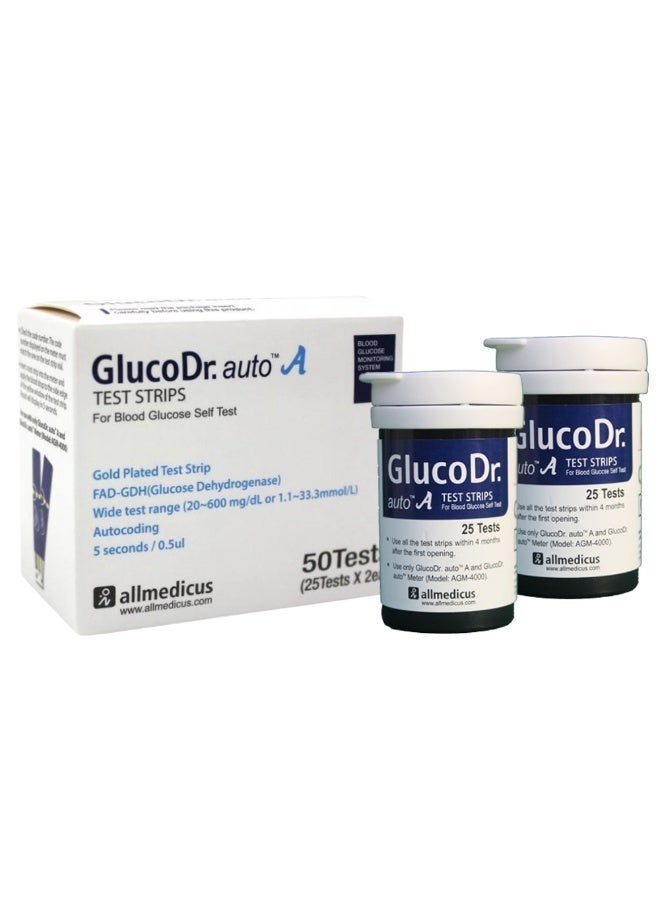 Gluco Dr SAVERS BUNDLE: 2 Boxes of GlucoDr Auto Blood Glucose Test Strips - Image 3
